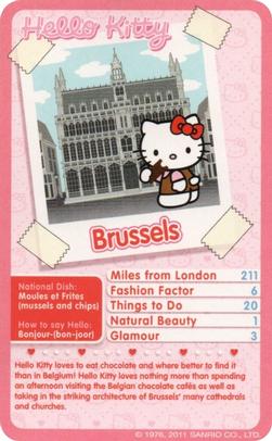 2011 Top Trumps Specials Hello Kitty Around The World #NNO Brussels Front