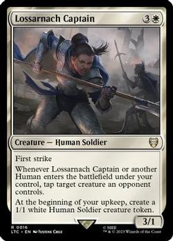 2023 Magic: The Gathering The Lord of the Rings Tales of Middle-Earth - Commander Decks #0016 Lossarnach Captain Front