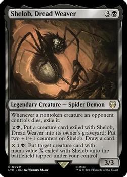 2023 Magic: The Gathering The Lord of the Rings Tales of Middle-Earth - Commander Decks #0029 Shelob, Dread Weaver Front