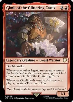 2023 Magic: The Gathering The Lord of the Rings Tales of Middle-Earth - Commander Decks #0032 Gimli of the Glittering Caves Front