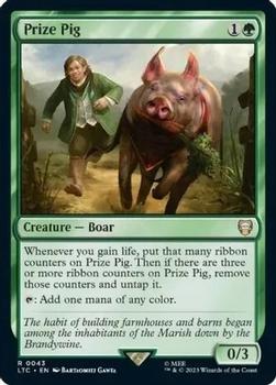 2023 Magic: The Gathering The Lord of the Rings Tales of Middle-Earth - Commander Decks #0043 Prize Pig Front