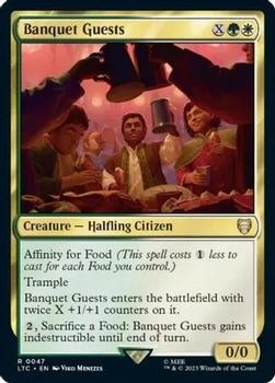 2023 Magic: The Gathering The Lord of the Rings Tales of Middle-Earth - Commander Decks #0047 Banquet Guests Front