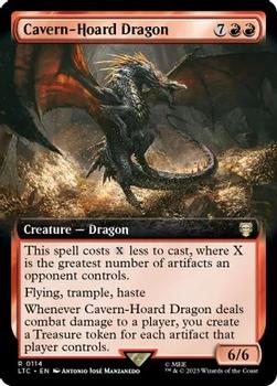 2023 Magic: The Gathering The Lord of the Rings Tales of Middle-Earth - Commander Decks #0114 Cavern-Hoard Dragon Front