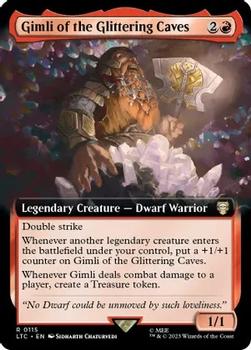 2023 Magic: The Gathering The Lord of the Rings Tales of Middle-Earth - Commander Decks #0115 Gimli of the Glittering Caves Front