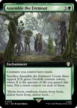 2023 Magic: The Gathering The Lord of the Rings Tales of Middle-Earth - Commander Decks #0119 Assemble the Entmoot Front