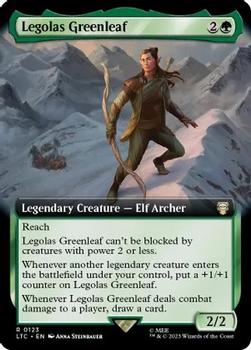 2023 Magic: The Gathering The Lord of the Rings Tales of Middle-Earth - Commander Decks #0123 Legolas Greenleaf Front