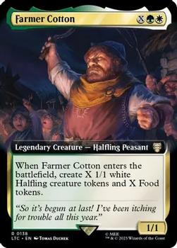2023 Magic: The Gathering The Lord of the Rings Tales of Middle-Earth - Commander Decks #0138 Farmer Cotton Front