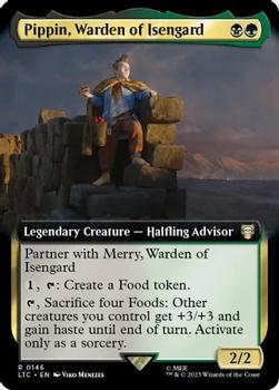 2023 Magic: The Gathering The Lord of the Rings Tales of Middle-Earth - Commander Decks #0146 Pippin, Warden of Isengard Front