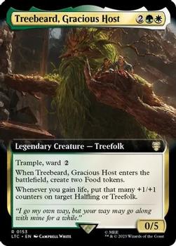 2023 Magic: The Gathering The Lord of the Rings Tales of Middle-Earth - Commander Decks #0153 Treebeard, Gracious Host Front