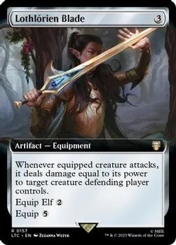 2023 Magic: The Gathering The Lord of the Rings Tales of Middle-Earth - Commander Decks #0157 Lothlórien Blade Front