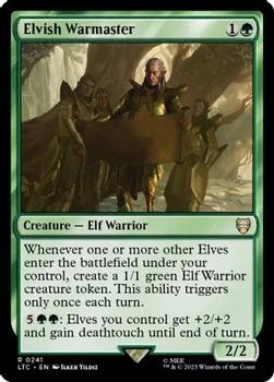 2023 Magic: The Gathering The Lord of the Rings Tales of Middle-Earth - Commander Decks #0241 Elvish Warmaster Front