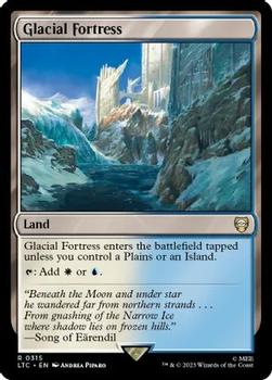 2023 Magic: The Gathering The Lord of the Rings Tales of Middle-Earth - Commander Decks #0315 Glacial Fortress Front