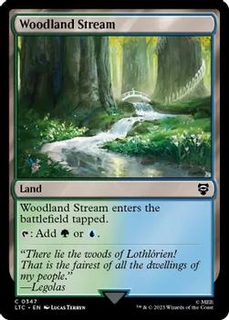 2023 Magic: The Gathering The Lord of the Rings Tales of Middle-Earth - Commander Decks #0347 Woodland Stream Front