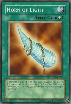 2010 Yu-Gi-Oh! Spell Ruler North American English #SRL-004 Horn of Light Front