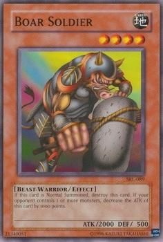 2010 Yu-Gi-Oh! Spell Ruler North American English #SRL-089 Boar Soldier Front
