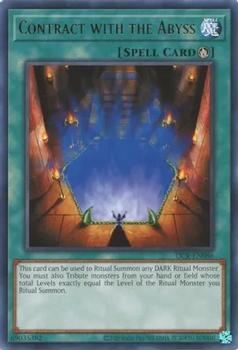 2023 Yu-Gi-Oh! Dark Crisis 25th Anniversary English #DCR-EN086 Contract with the Abyss Front