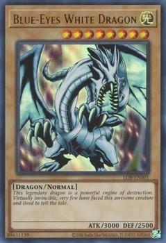 2023 Yu-Gi-Oh! Legend of Blue-Eyes White Dragon 25th Anniversary English #LOB-EN001 Blue-Eyes White Dragon Front