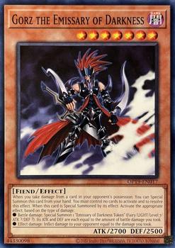 2022 Yu-Gi-Oh! OTS Tournament Pack 19 English #OP19-EN017 Gorz the Emissary of Darkness Front