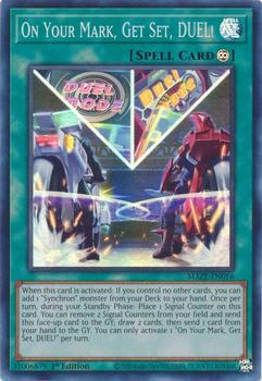 2023 Yu-Gi-Oh! Maze Of Memories English 1st Edition #MAZE-EN016 On Your Mark, Get Set, DUEL! Front