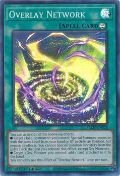 2023 Yu-Gi-Oh! Maze Of Memories English 1st Edition #MAZE-EN020 Overlay Network Front