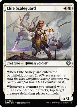 2023 Magic: The Gathering Commander Masters #0022 Elite Scaleguard Front