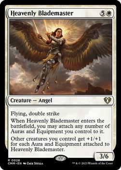 2023 Magic: The Gathering Commander Masters #0028 Heavenly Blademaster Front