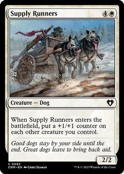 2023 Magic: The Gathering Commander Masters #0063 Supply Runners Front