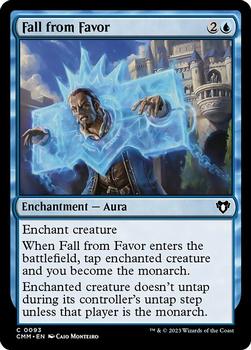 2023 Magic: The Gathering Commander Masters #0093 Fall from Favor Front