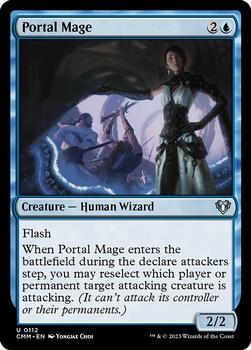 2023 Magic: The Gathering Commander Masters #0112 Portal Mage Front