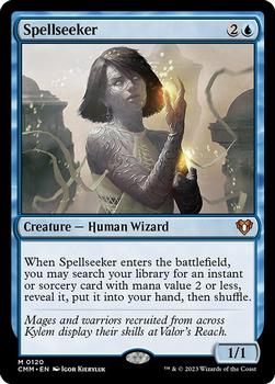 2023 Magic: The Gathering Commander Masters #0120 Spellseeker Front