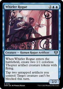 2023 Magic: The Gathering Commander Masters #0132 Whirler Rogue Front
