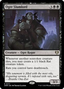 2023 Magic: The Gathering Commander Masters #0177 Ogre Slumlord Front