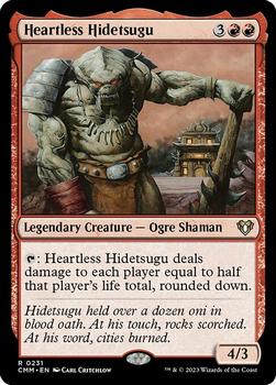 2023 Magic: The Gathering Commander Masters #0231 Heartless Hidetsugu Front