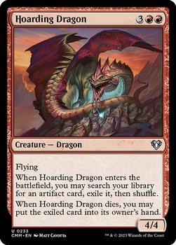 2023 Magic: The Gathering Commander Masters #0233 Hoarding Dragon Front