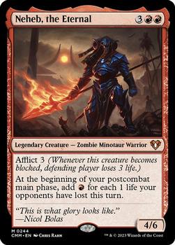 2023 Magic: The Gathering Commander Masters #0244 Neheb, the Eternal Front