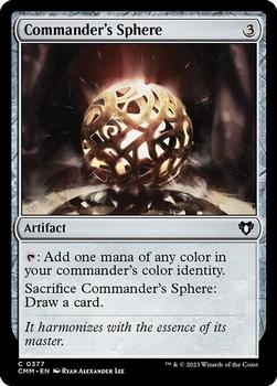 2023 Magic: The Gathering Commander Masters #0377 Commander's Sphere Front