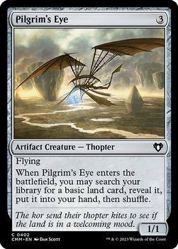 2023 Magic: The Gathering Commander Masters #0402 Pilgrim's Eye Front