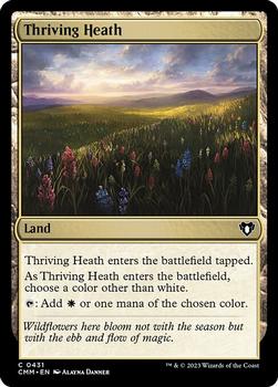 2023 Magic: The Gathering Commander Masters #0431 Thriving Heath Front