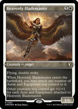 2023 Magic: The Gathering Commander Masters #0461 Heavenly Blademaster Front