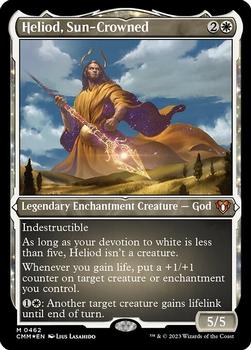 2023 Magic: The Gathering Commander Masters #0462 Heliod, Sun-Crowned Front