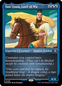 2023 Magic: The Gathering Commander Masters #0498 Sun Quan, Lord of Wu Front