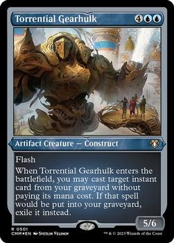 2023 Magic: The Gathering Commander Masters #0501 Torrential Gearhulk Front