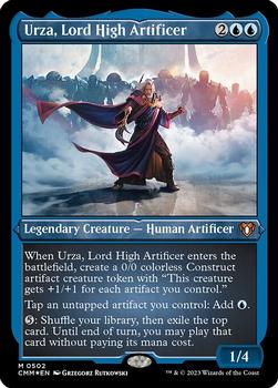 2023 Magic: The Gathering Commander Masters #0502 Urza, Lord High Artificer Front