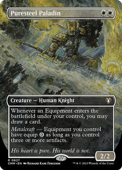 2023 Magic: The Gathering Commander Masters #627 Puresteel Paladin Front