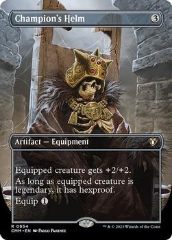 2023 Magic: The Gathering Commander Masters #654 Champion's Helm Front