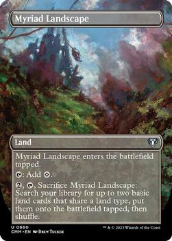 2023 Magic: The Gathering Commander Masters #660 Myriad Landscape Front