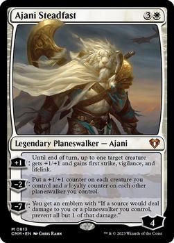 2023 Magic: The Gathering Commander Masters #813 Ajani Steadfast Front