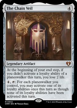 2023 Magic: The Gathering Commander Masters #943 The Chain Veil Front