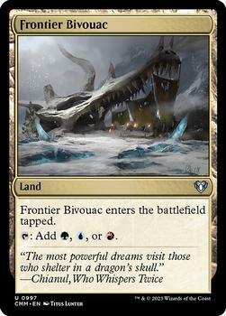2023 Magic: The Gathering Commander Masters #997 Frontier Bivouac Front