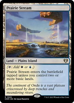 2023 Magic: The Gathering Commander Masters #1020 Prairie Stream Front